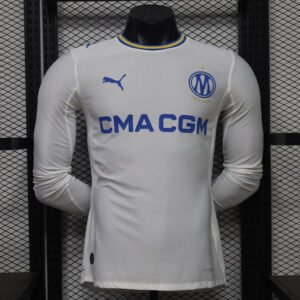 Olympique Marseille Home Langarm Trikot Spieler Edition 2026-2027