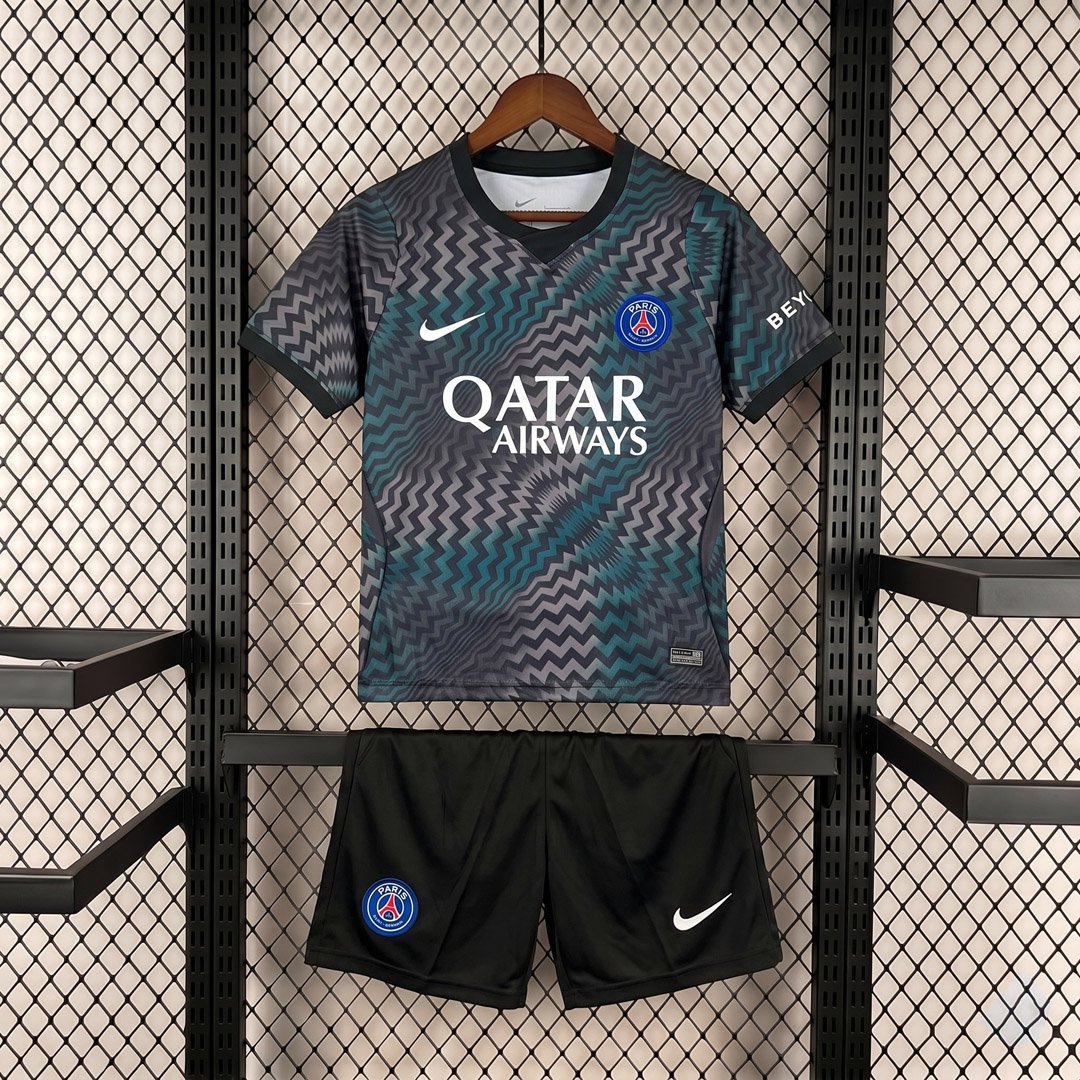 26_27 PSG Goalkeeper 1 Kids Soccer Jersey Size 16-28 1_ZT