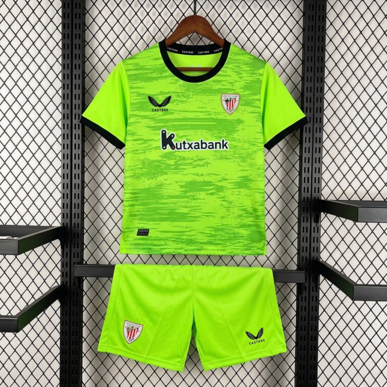 26/27 Athletic Club Bilbao Goalkeeper Away Kids Soccer Jersey
