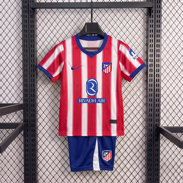 26/27 Atletico Madrid Home Kids Soccer Jersey