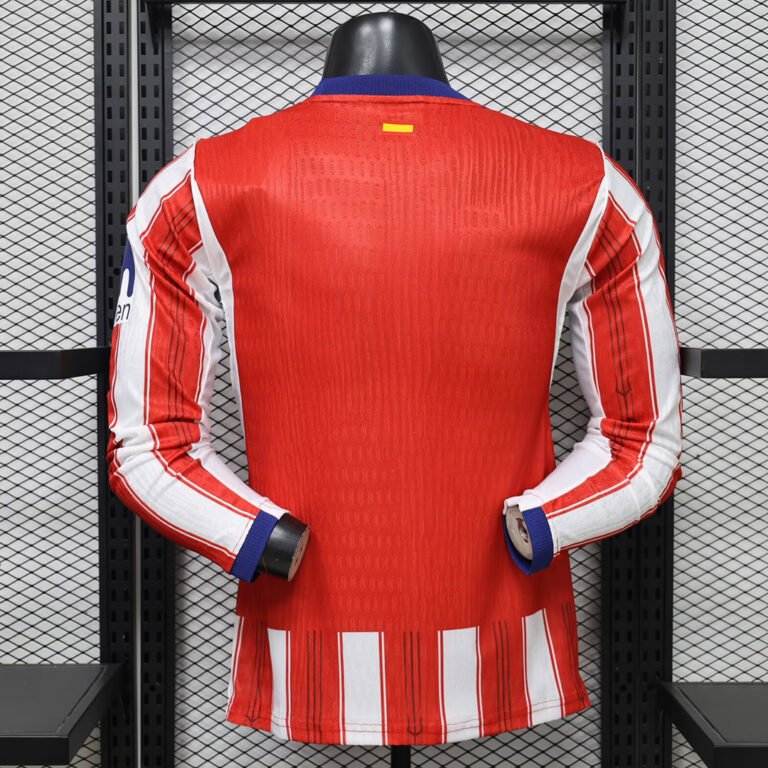 Atletico Madrid Home Langarm Trikot 2026-2027 Spieler Edition – Ansicht 2