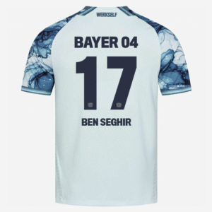 Eliesse Ben Seghir Trikot – Bayer Leverkusen Away Trikot 2026-2027 Eliesse Ben Seghir 17