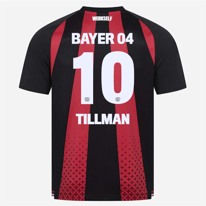 Malik Tillman Trikot – Bayer Leverkusen Home Trikot 2026-2027 Malik Tillman 10
