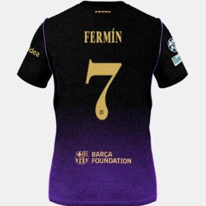 Fermin Trikot – FC Barcelona Away Trikot Lila Mamba 2026/2027 Fermin 7
