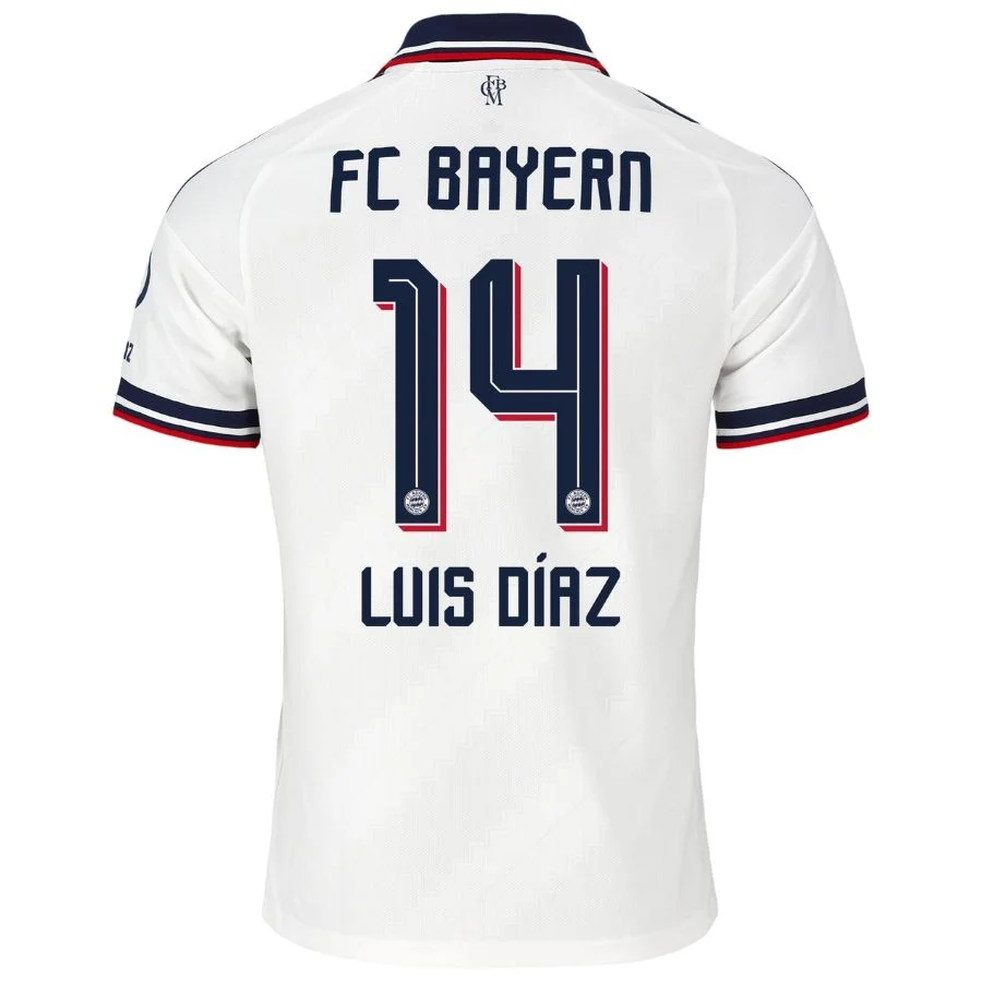 FC Bayern München Away Kinder Minikit 2026-2027 Luis Díaz 14 Luis Díaz Trikot – FC Bayern München Away Kinder Minikit 2026-2027 Luis Díaz 14