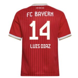 Luis Díaz Trikot – FC Bayern München Heimtrikot Kinder Minikit 2026-2027 Luis Díaz 14
