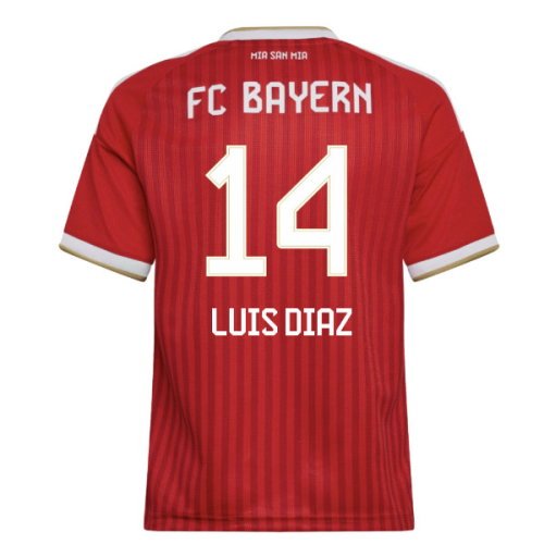 Luis Díaz Trikot – FC Bayern München Heimtrikot Kinder Minikit 2026-2027 Luis Díaz 14