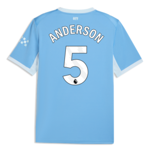 Anderson Elliot Trikot – Manchester City Home Trikot 2026-2027 Anderson Elliot 5