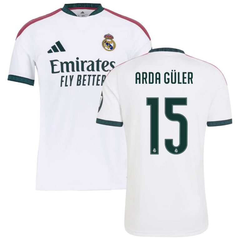Arda Güler Trikot – Real Madrid Home Trikot 2026-2027 Arda Güler 15