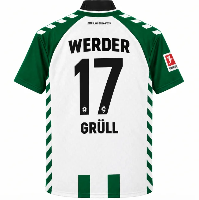 Marco Grüll Trikot – Werder Bremen Home Trikot 2026-2027 Marco Grüll 17